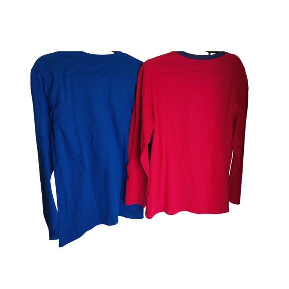 Joe Boxer I Know Santa & Teddy Bear Christmas Shirts Size Large SET Of 2 - Picture 10 of 12